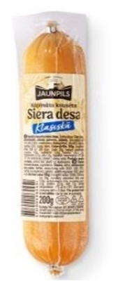 Picture of Jaunpils pienotava - Smoked processed cheese 200g (Box*24)